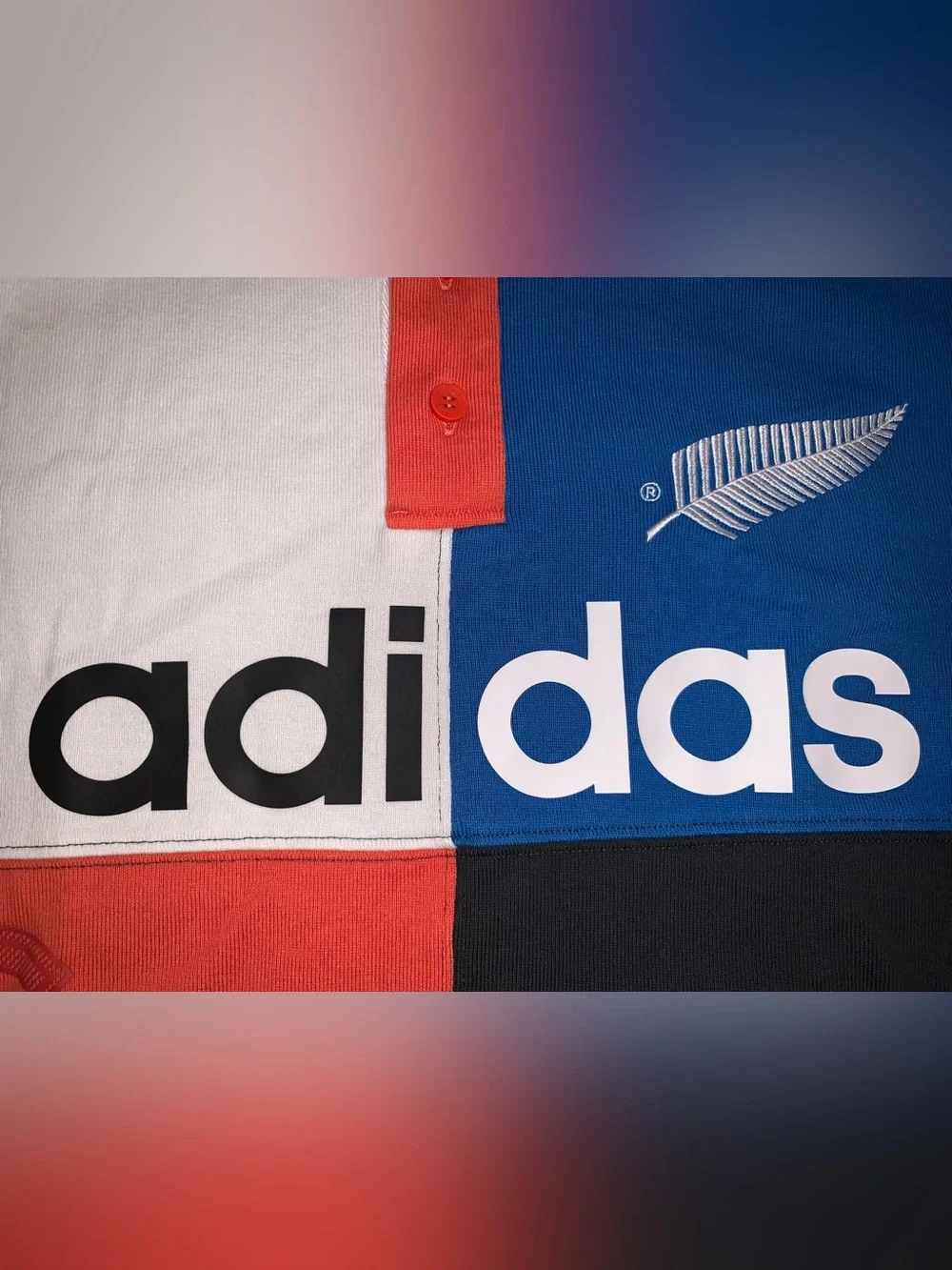 Adidas Originals & All Blacks Heritage Rugby Polo Shirt KG4638 Size: Medium